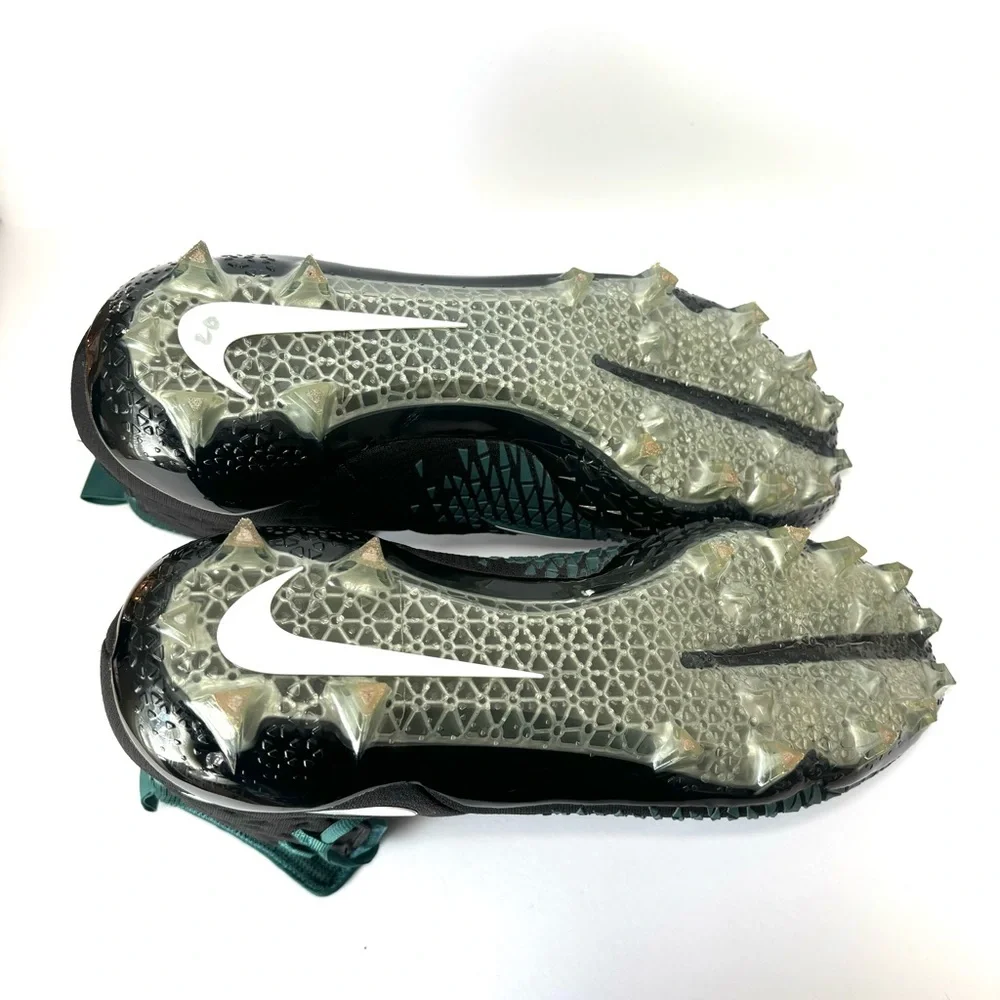 Nike Force Savage Elite TD Football Cleats Size 15 Green Black Eagles Colors